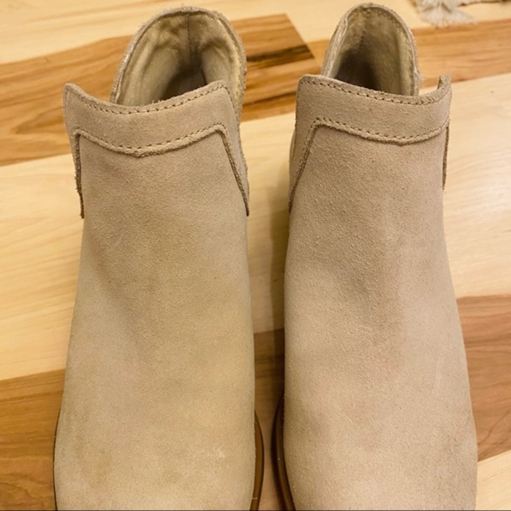 Sorel Beige Suede Ankle Booties - Picture 4 of 11